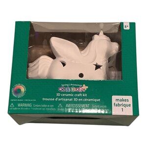 Creatology 3D Ceramic Craft Kit Unicorn Spring Light Up Painting Set For Ages 8+